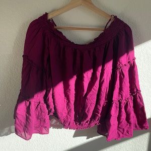 Free People off-the-shoulder blouse